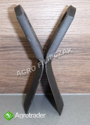 Noże typu Y do kosiarek Leopard TALEX, komplet z tulejkami 