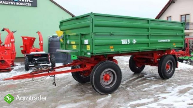 Przyczepa rolnicza ciężarowa 5 ton THK5 jak nowa OKAZJA wywrotka - zdjęcie 3