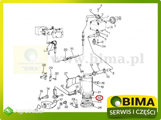 Filtr hydrauliki McCormick B-Max 95,C-Max 100,C-Max 105 - zdjęcie 2