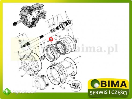 Oring speedshift Massey Ferguson 6245,6255,6260,6265 - zdjęcie 1