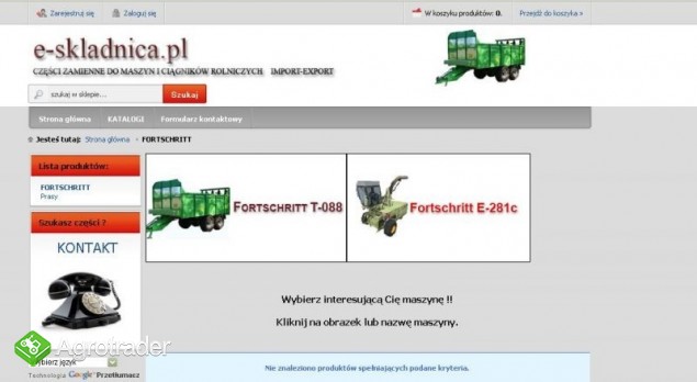 Części do Pras Sipma i Warfama - zdjęcie 3